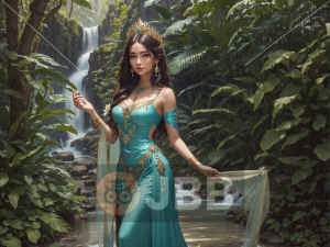Digital Wallpaper Picture – Delicate Tropical Princess